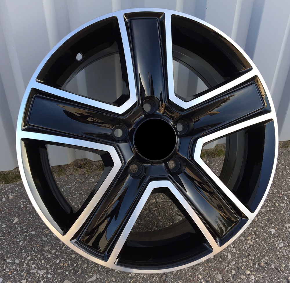 R16x6.5  5X160  ET  58  65.1  BK473  Black Polished+Powder Coating (MBPC)  For FORD  (K2)  (4x4 (max 1250kg))