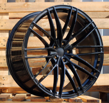 R22x9.5  5X112  ET  26  66.5  F1995  (YF0417)  Black (BL)  For AUD  (Z5)  (HYBRID FORGED ABT Style)