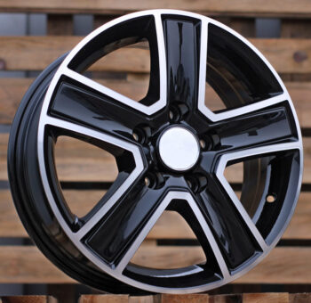 R16x6.5  5X120  ET  45  65.1  BK473  Black Polished (MB)  For VW  (L6+P)  (4x4 (max 1250kg))