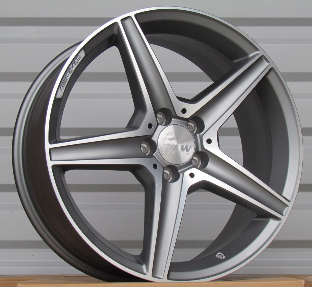 R19x8  5X112  ET  48  66.6  LU985  Grey Polished (MG)  For MER  (P1)