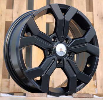 R17x6.5  5X114.3  ET  50  66.1  B1110  Black Half Matt (BLHM)  For DACIA  (L3)