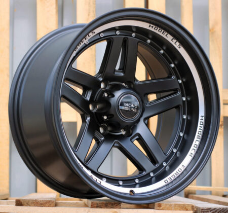 R15x10  5X139.7  ET  M44  110.1  BK936  Black Half Matt+Polished Lip (BLHMPL)  For 4X4  (D3)