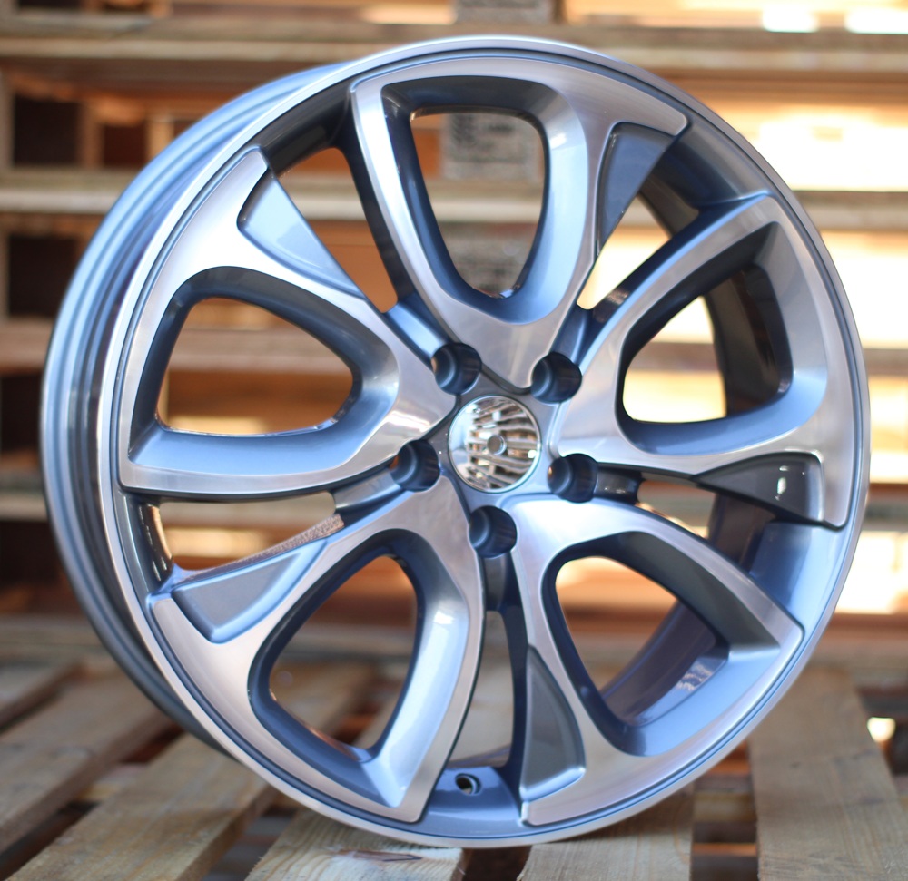 R18x7  5X108  ET  32  65.1  BY124  Grey Polished+Powder Coating (MGPC)  For CITRO  (P)