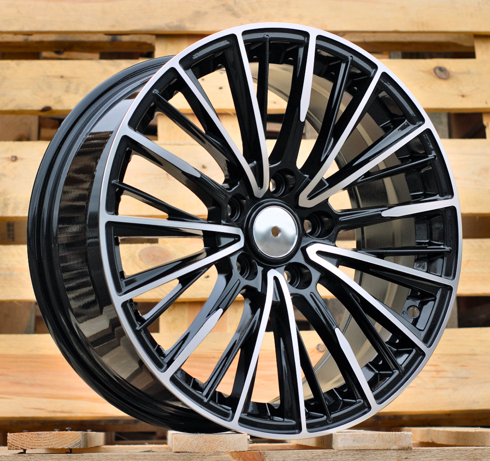 R16x7  4X100  ET  35  67.1  FBX042  Black Polished (MB)  For RACIN  (K3)  (HYBRID FORGED)