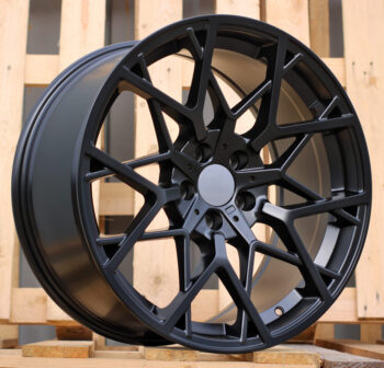 R18x8  5X120  ET  34  72.6  B1383  Black Half Matt (BLHM)  For BMW  (Z2)  (Rear+Front)