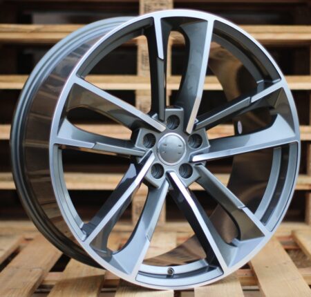 R21x9 5X112 ET 33 66.5 XFE81 (IN1065) Grey Polished (MG) For AUD (K7)
