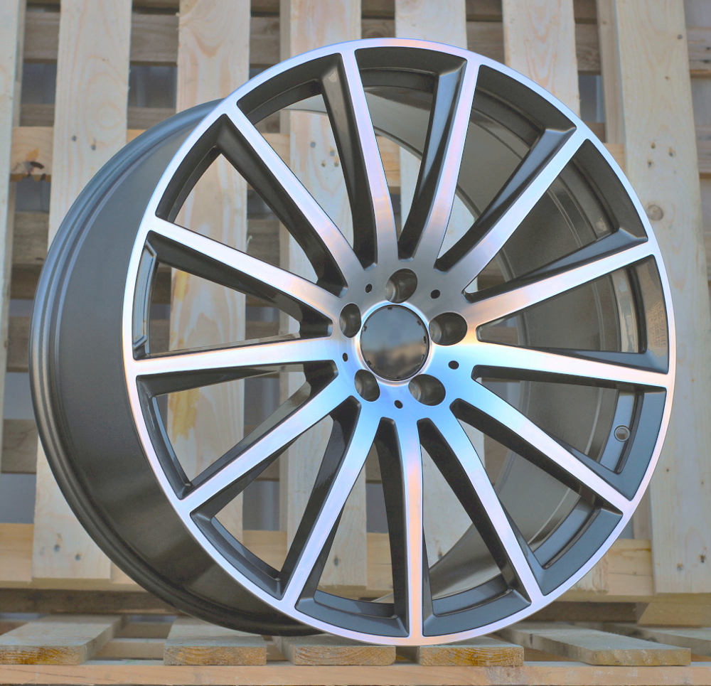 R21x11  5X112  ET  42  66.6  H3524F  Grey Polished (MG)  For MER  (Z5)  (HYBRID FORGED Rear+Front)