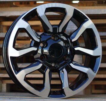 R17x7.5  6X139.7  ET  30  106  B1623  (BK5901)  Black Polished (MB)  For TOYOT  (R)