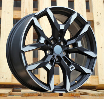 R19x8.5  5X112  ET  26  66.6  H3456F  Black Polished Half Matt (MBHM)  For BMW  (A+M)  (HYBRID FORGED X3 IV (G45/G48))
