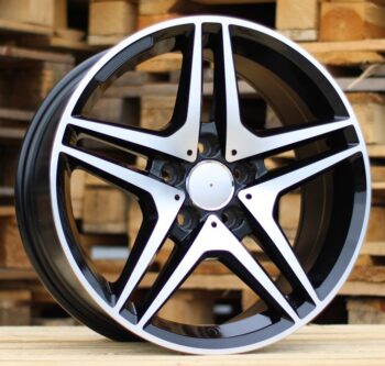 R17x8  5X112  ET  40  66.6  BK443  Black Polished (MB)  For MER  (K2)