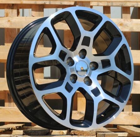 R17x7  5X110  ET  40  65.1  TL0460  Black Polished (MB)  For JEEP  (P1)  (JEEP/FIAT 500X)
