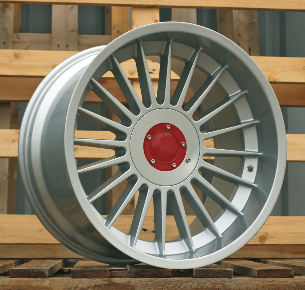R18x9  5X120  ET  15  74.1  FBX257  Silver (SI)  For BMW  (A)  (HYBRID FORGED Rear+Front)