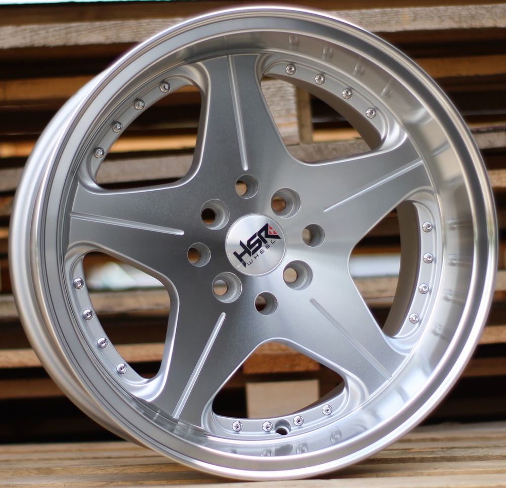 R16x8.75  8X100/114  ET  18  73.1  H5044  Machined Silver (MS)  For RACIN  (P1)