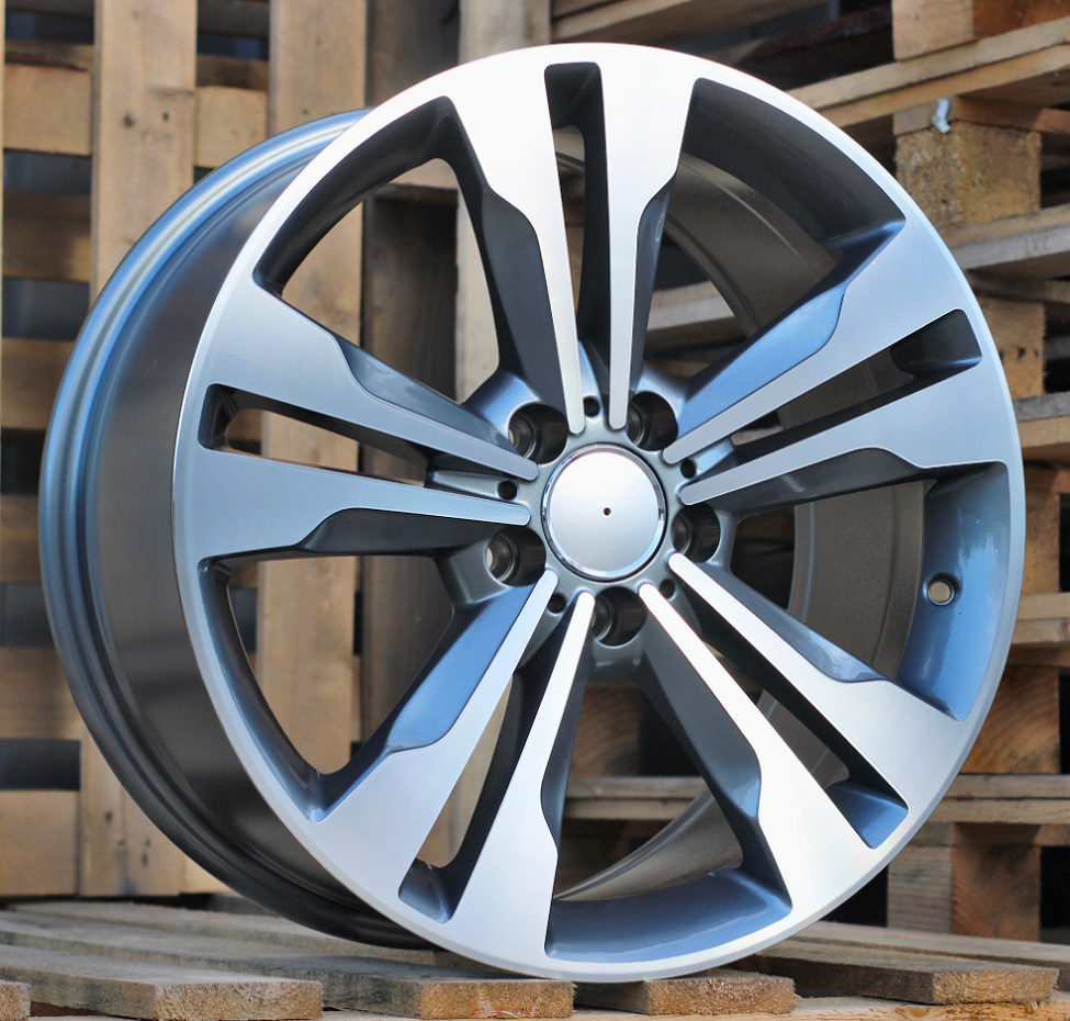 R18x8.5  5X112  ET  45  66.6  BK754  Grey Polished (MG)  For MER  (K2)  ((AKC 90 Eur))