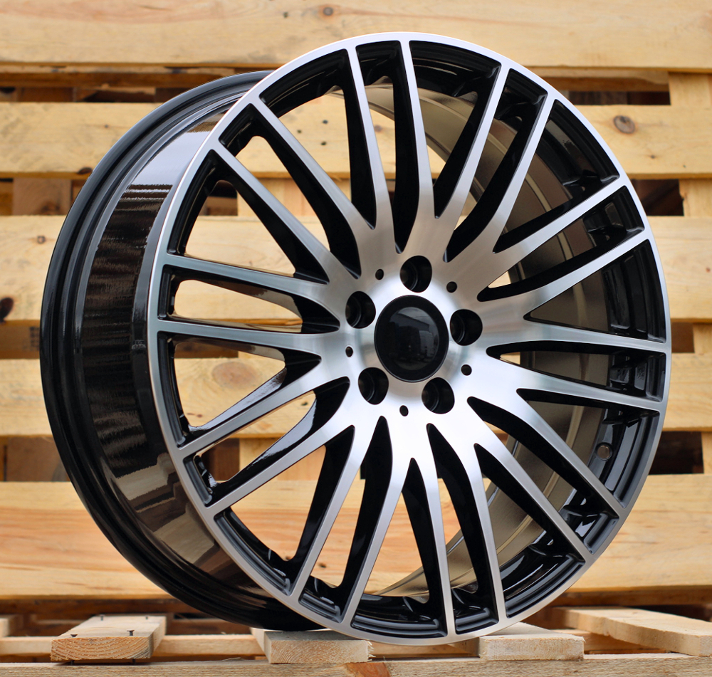 R19x8  5X112  ET  32.5  66.5  FBX244  Black Polished (MB)  For AUD  (Z5)  (HYBRID FORGED)