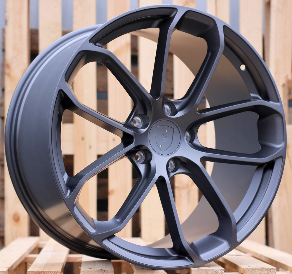 R21x11  5X130  ET  58  71.6  H5084  (YF5593)  Gun Metal Half Matt (GMHM)  For PORCH  (K7+Z6)  (HYBRID FORGED)