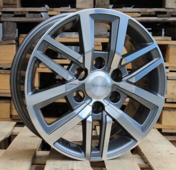 R18x7.5  6X139.7  ET  25  106  B1155  Grey Polished (MG)  For TOYOT  (Z2)  (4x4)