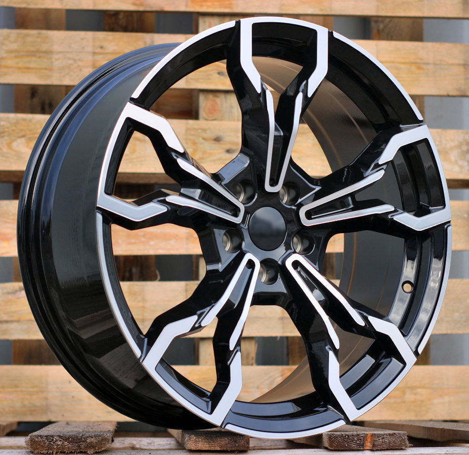R18x8  5X120  ET  43  72.6  I5596  Black Polished (MB)  For BMW  (P1)