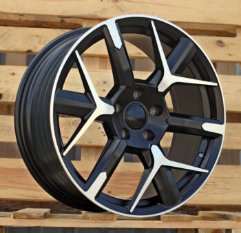 R19x8  5X112  ET  40  57.1  YF6147  Black Polished Half Matt (MBHM)  For CUPRA  (K8)  (HYBRID FORGED)