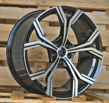 R20x9  5X112  ET  35  66.5  FBX201  Black Polished (MB)  For AUD  (K7+K3)  (HYBRID FORGED)