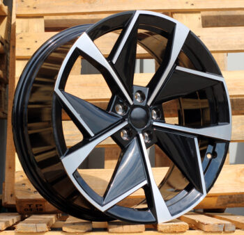 R19x8  5X112  ET  45  57.1  I5638  Black Polished (MB)  For SKODA  (Z3)  (New Model)