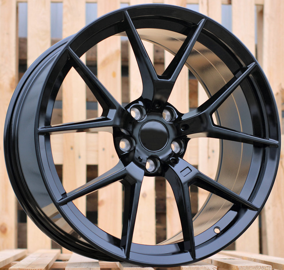 R20x8.5  5X112  ET  26  66.6  HE761  Black (BL)  For BMW