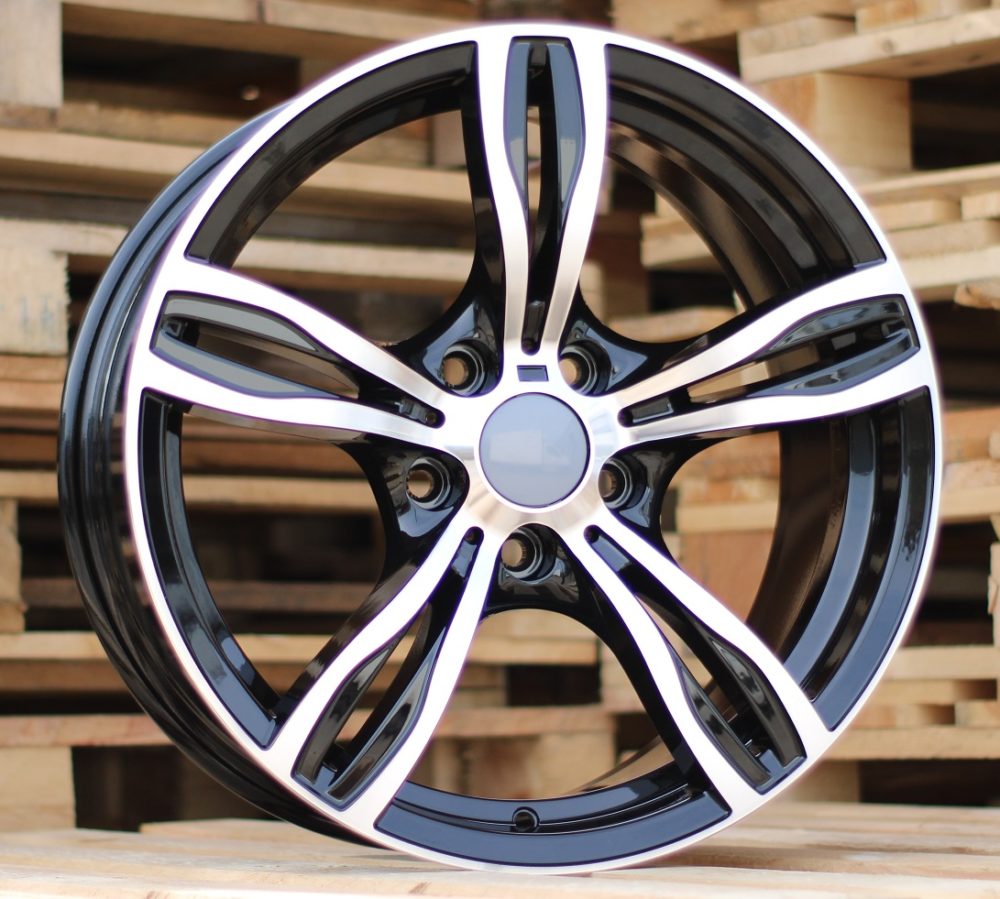 R19x9.5  5X120  ET  38  72.6  E492  (BY941)  Black Polished (MB)  For BMW  (P2)  (Rear+Front)