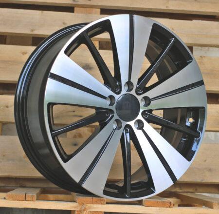 R18x7.5  5X112  ET  52  66.5  H3298F  Black Polished (MB)  For MER  (K7+Z3)  (GLA/GLB/EQA/EQB/CLA HYBRID FORGED)