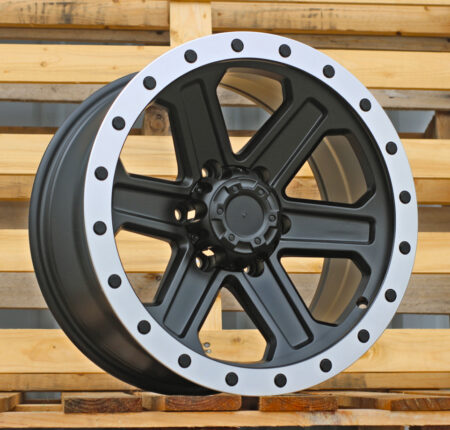 R17x8.5  6X139.7  ET  0  110.1  JT224  Black Matt (BM)  For 4X4  (K3)  (HYBRID FORGED)