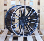 R20x8.5  5X112  ET  30  66.6  A7065  (BK5396)  Black Polished+Powder Coating (MBPC)  For BMW  (K2)  (Rear+Front)
