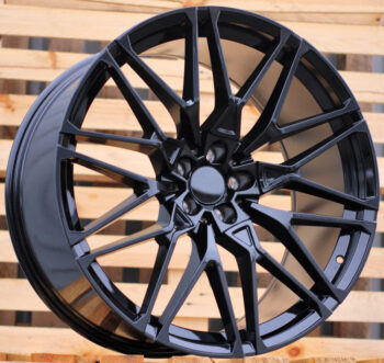 R22x10.5  5X112  ET  43  66.6  B5771  (IN0295)  Black (BL)  For BMW  (Z6)  (Rear+Front)