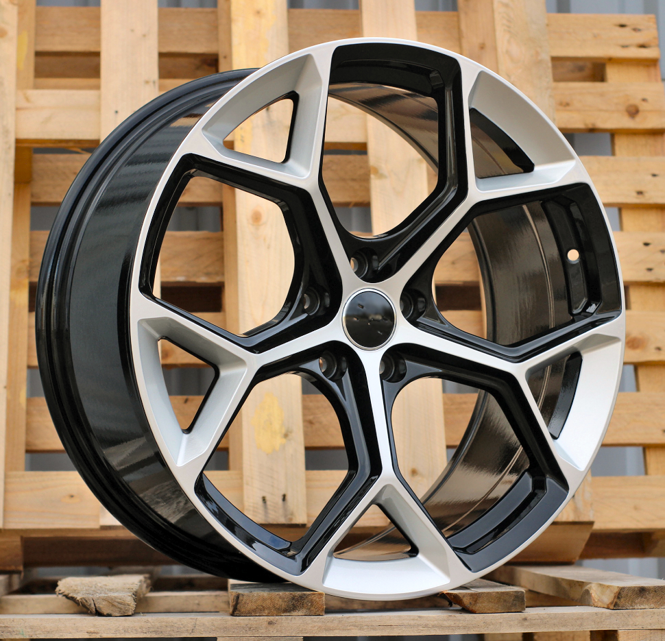 R20x9  5X112  ET  35  66.5  I5598  (FBX112)  Silver Shining+Black (SSBL)  For AUD  (A+M+Z5)  (HYBRID FORGED)
