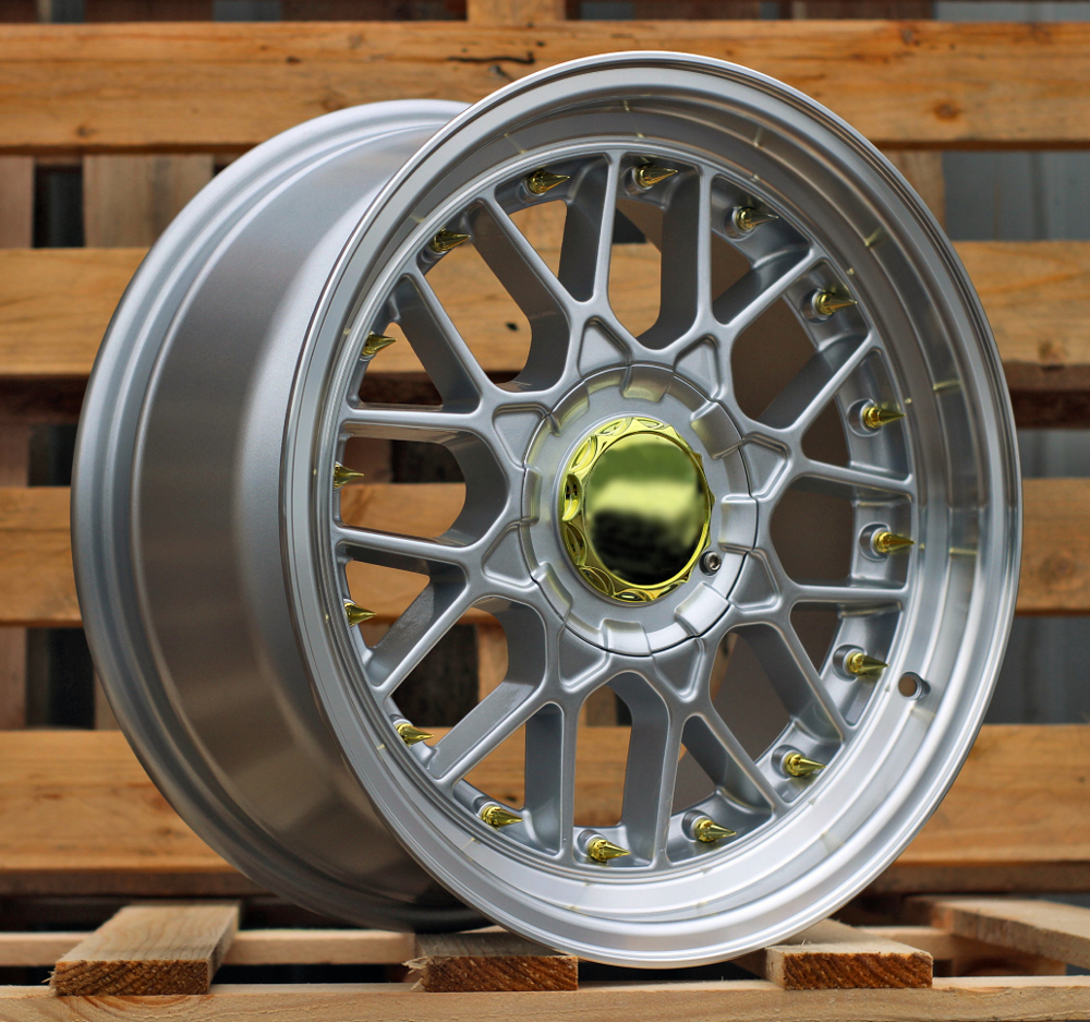 R17x8  10X112/120  ET  30  74.1  HX025  (LU1880)  Silver+Polished Lip (SP)  For HAXER  (P1)
