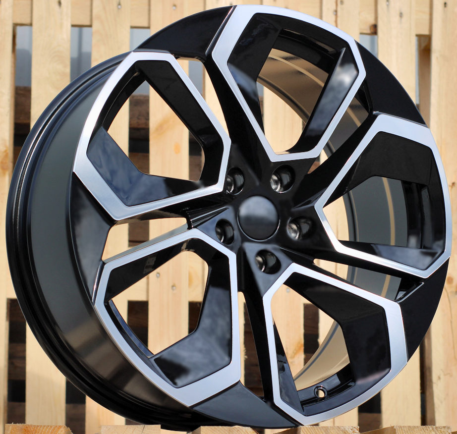 R17x7.5  5X112  ET  45  57.1  I5561  (BYD2456)  Black Polished (MB)  For SKODA  (Z6)