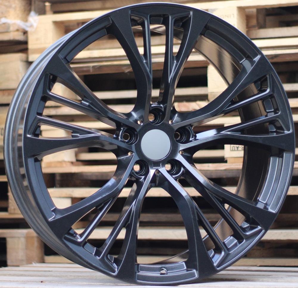 R21x10  5X120  ET  40  74.1  BK851  (TL765)  Black (BL)  For BMW  (K3)  (Rear+Front)