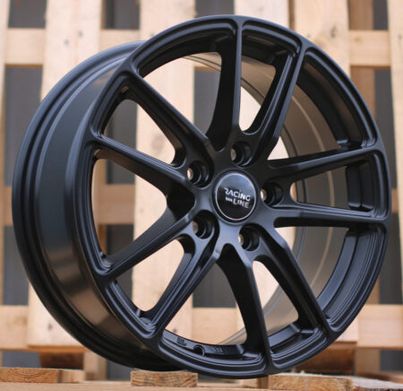 R16x7  5X100  ET  40  57.1  BK1155  Black Half Matt (BLHM)  For RACIN  (D2)
