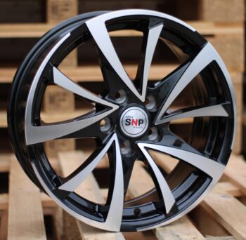 R15x6.5  4X100  ET  40  60.1  BK575  Black Polished (MB)  For RACIN  (K2)